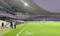 جوراب متفاوت شاگردان قلعه‌نویی در زمین بازی 