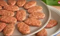 طرز پخت کوفته مصری با یک کیلوگرم گوشت چرخ کرده 