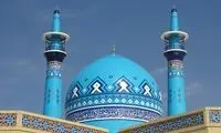 لحظه هولناک فرو ریختن مناره یک مسجد در اثر طوفان