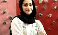 نقره آسیا به دختر سنگ‌نورد ایران رسید