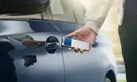 این خودرو به جای سوئیچ با آیفون باز می‌شود!