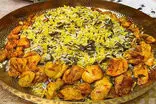 تاک پلو؛ غذای سنتی شاهرود با برگ مو و مرغ