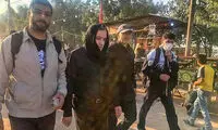 تصویر عراقچی در نماز اربعین حرم امام حسین(ع)