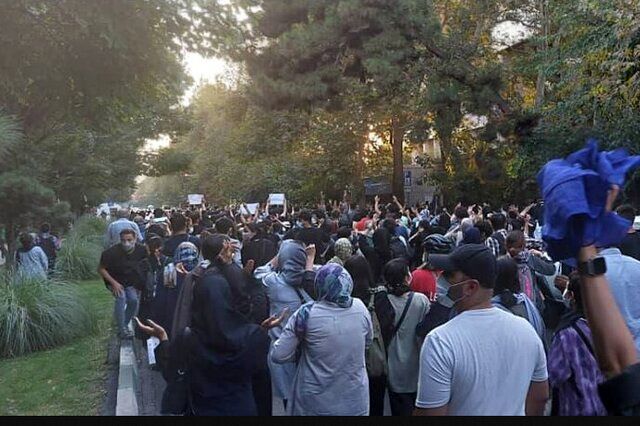 برگزاری تجمع علیه گشت ارشاد در مشهد