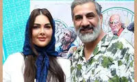 رفتار عجیب همسر محمد نادری در یک مراسم سوژه شد