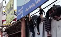 لحظه فرار کماندویی از کمپ ترک اعتیاد در مشهد!