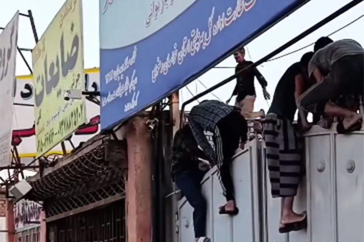 لحظه فرار کماندویی از کمپ ترک اعتیاد در بروجرد