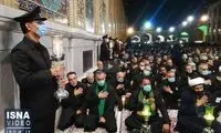 مراسم شام غریبان در حرم رضوی
