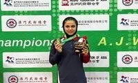 دختر ووشوکار ایران طلایی شد