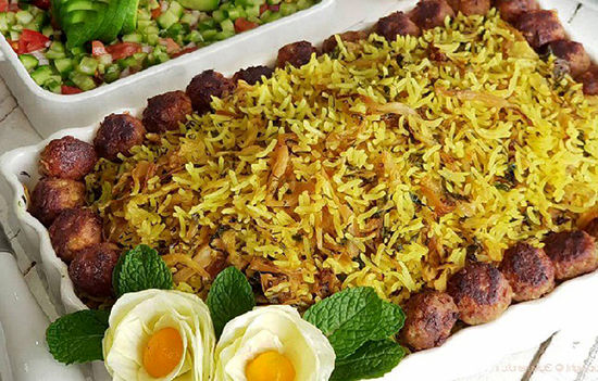 طرز تهیه کلم پلو؛ عطر و طعمی زعفرانی