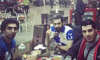 عکس: ابراز خوشحالی شهرام محمودی