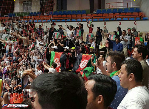 زنان افغانستانی در فینال فوتسال قهرمانی آسیا