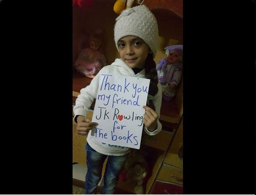 هدیه خالق «هری پاتر»‌ برای دختر اهل سوریه