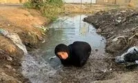 تلاش زن خوزستانی برای مقابله با خشکسالی