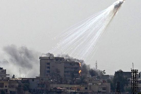 آمریکا، شرق سوریه را با «فسفر سفید» بمباران کرد