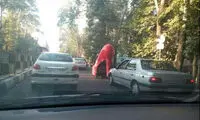 یک ماشین پاشنه بلند در تهران! +عکس