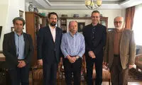 دیدار نوروزی معاون وزیر ارشاد با علی نصیریان
