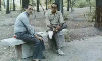 عباس کیارستمی و احمدرضا احمدی در یک قاب