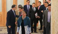 حجاب وزیر خارجه ونزوئلا در تهران +عکس