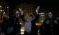 حضور طرفداران انصاریان اطراف بیمارستان