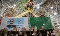 تصاویری از دختر شهید سلامی بر مزار پدرش