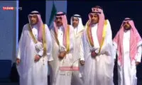 تلاوت آیه‌ معنادار در مراسم وداع برای هیئت عربستانی