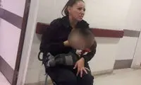 حرکت شجاعانه و انسان دوستانه یک پلیس زن؛ شیر دادن به نوزادی ناشناس