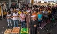 اقامه نماز جمعه در پمپ بنزین‌های لبنان