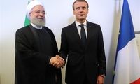 مکرون: درباره تمدید تحریم ایران با آمریکا مخالفیم