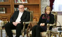 عکس: پوشش لباس نروژ در دیدار با هاشمی