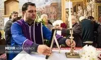 تصاویری از تشییع اولین شهید ارامنه در کلیسا