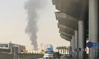 پروازهای فرودگاه بین‌المللی ریاض متوقف شد