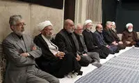 حسین شریعتمداری در مراسم عزاداری بیت رهبری