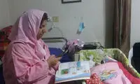 تدریس آنلاین معلم دزفولی پس از زایمان