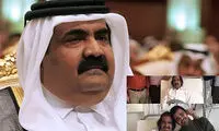 امیر سابق قطر بستری شد +عکس