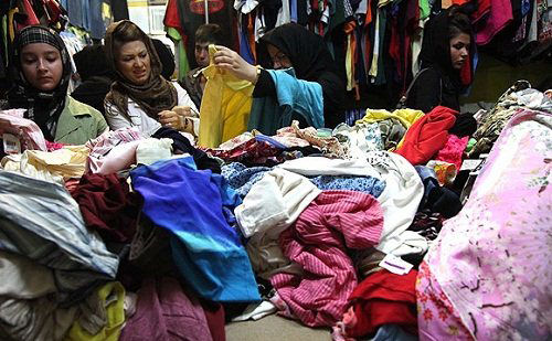 تهرانی‌ها لباس دست دوم می‌خرند!