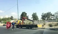 سرگرمی برای طرفداران سرخابی در ورزشگاه