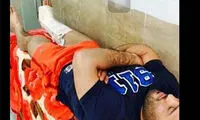 عکس: پلنگ جویبار مصدوم شد