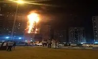 آتش‌سوزی در برج مسکونی شارجه امارات