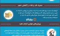اینفوگرافیک: 7 روش سریع برای سوزاندن چربی های اضافه بدن