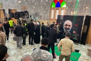 تصاویری از آماده‌سازی آرامگاه سردار شهید سلامی