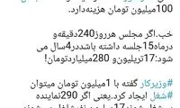 نتیجه‌گیری از سخنان نماینده قم درباره خرج مجلس