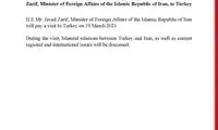مقصد سفر بعدی ظریف مشخص شد