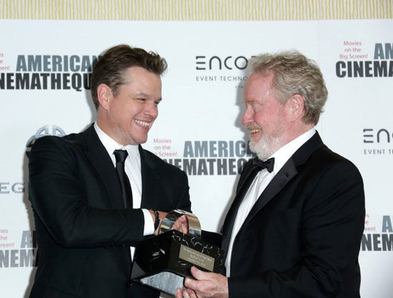 جایزه سینماتک آمریکا برای ریدلی اسکات