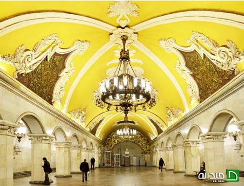 15 تا از زیباترین ایستگاه های مترو در دنیا