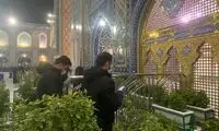 حضور سرمربی سایپا در حرم امام رضا