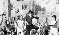 عکس: ناصر حجازی در زمین خاکی