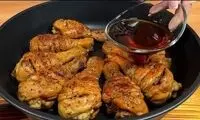 طرز پخت یک غذای لذیذ و متفاوت با 8 عدد ران مرغ