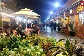 تصویری قدیمی از خیابان باب همایون، قبل آسفالت شدن