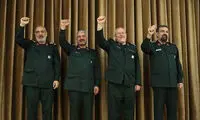 چهار فرمانده سپاه در یک قاب